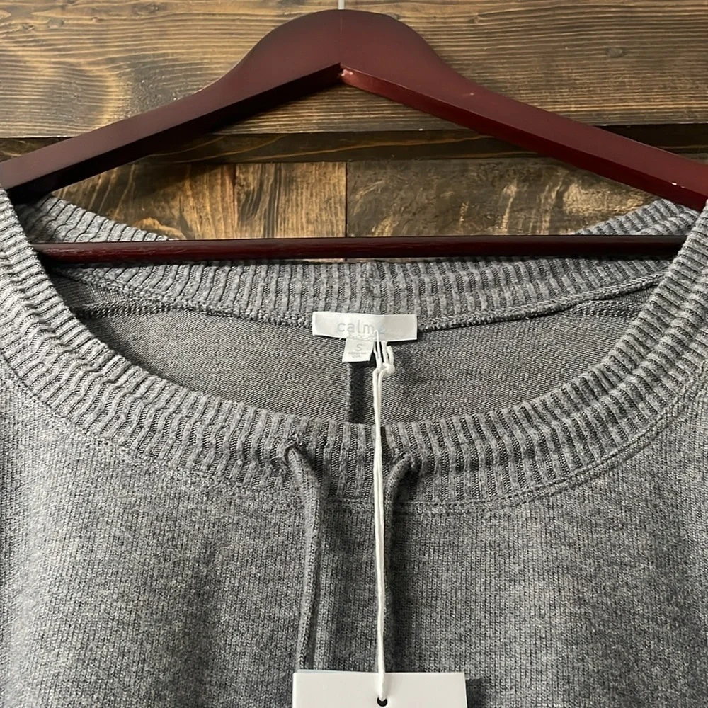 JOHNNY WAS Calme Tunnel Drawstring Crop Sweater
